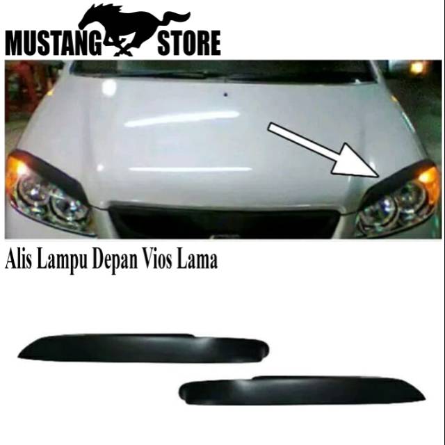 ALIS LAMPU DEPAN VIOS LAMA - EYELID MATA SIPIT VIOS LAMA