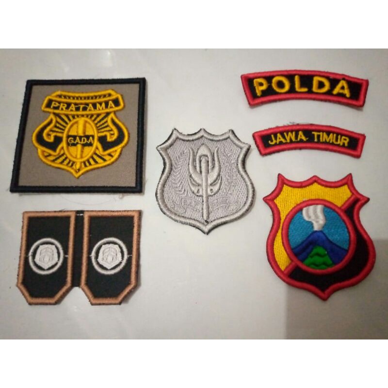 Custom badge timbul || badge satpam gada pratama || POLDA