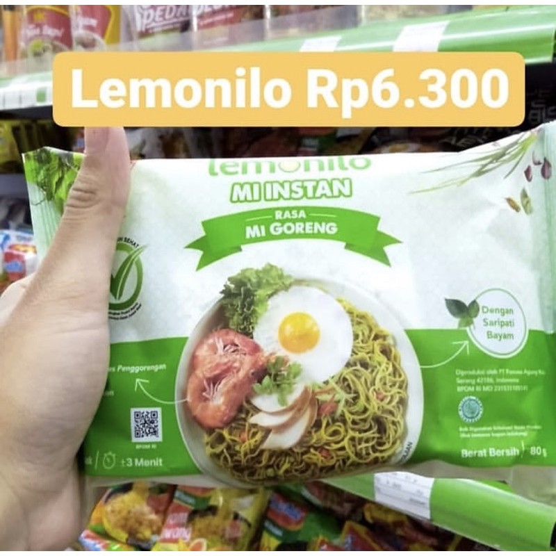 

Lemonilo Mie Instant Sehat mie goreng