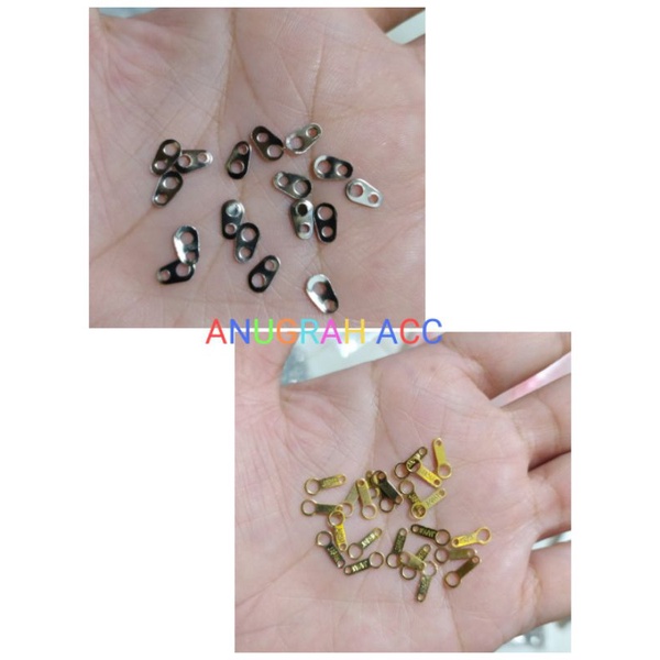 Bahan kerajinan tangan Ring angka 8 pasangan kaitan kalung