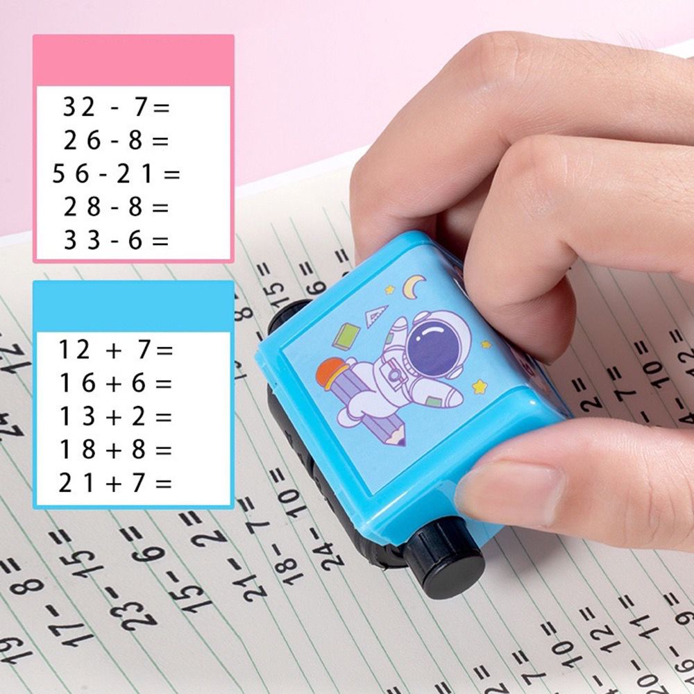 STEMPEL ROLL MATEMATIKA &quot;ORIGINAL!!&quot; FUN MATH ROLL EXCERSICE BELAJAR MATEMATIKA PERHITUNGAN PENAMBAHAN PENGURANGAN PERKALIAN PEMBAGIAN