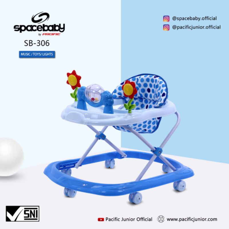 Baby walker space baby spacebaby SB306 SB 306 pasifik