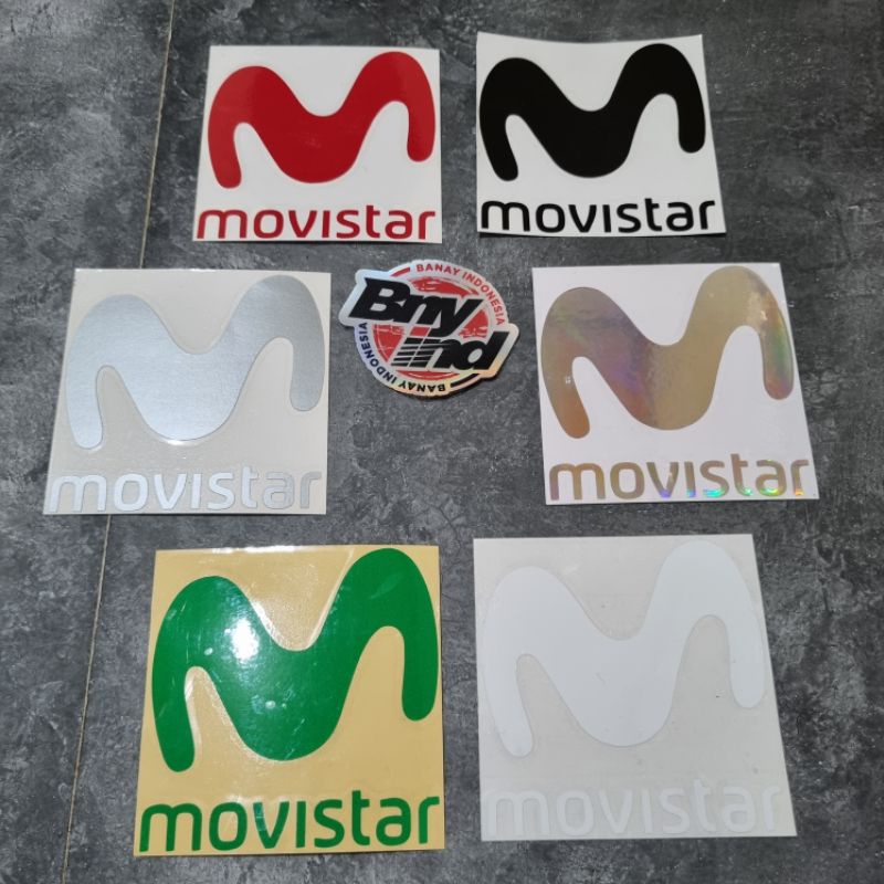 STICKER STIKER MOVISTAR CUTTING