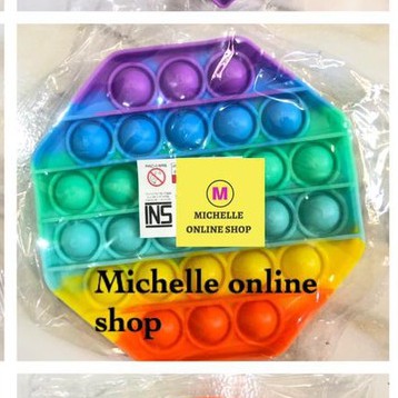 POP IT FIDGET PUSH UP POP ITS BUBBLE STRESS RELIEF BUBBLE SENSORY POP IT VIRAL TIKTOK-POP IT OCTAGON