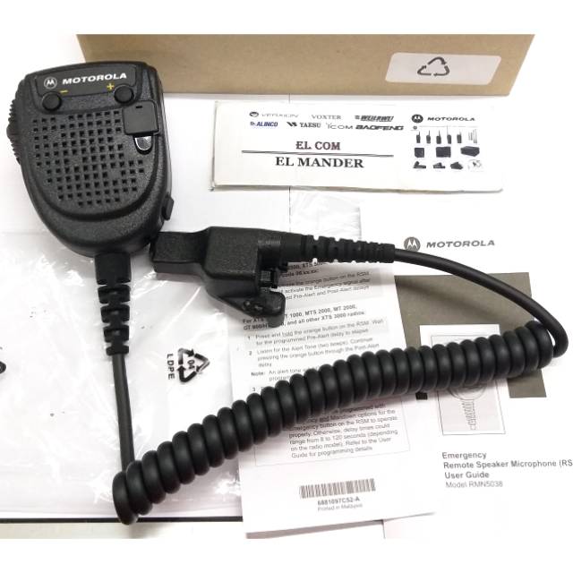 EXTRAMIC HT MOTOROLA XTS 2500 - EXTRA MIC HT MOTOROLA XTS2500 ORIGINAL
