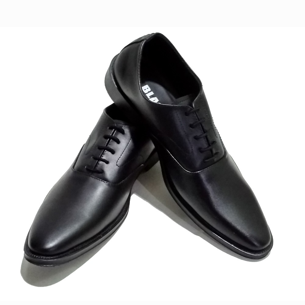  Sepatu Pantofel Oxford  Formal Pria Kerja Kantor Hitam 