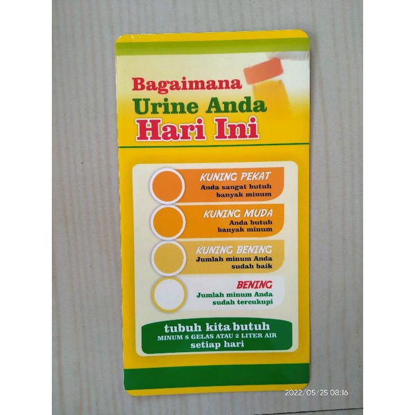 

Stiker Ket.Urin / Siker Urine Indikator