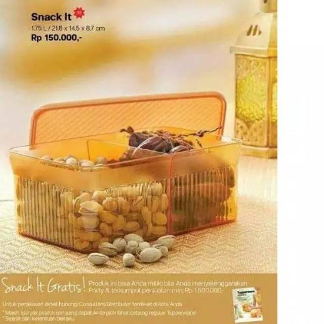 Snack it tupperware