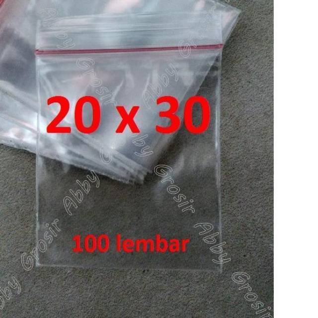 Plastik Klip Ukuran 20x30 Isi 100 Lembar Lazada Indonesia 2008