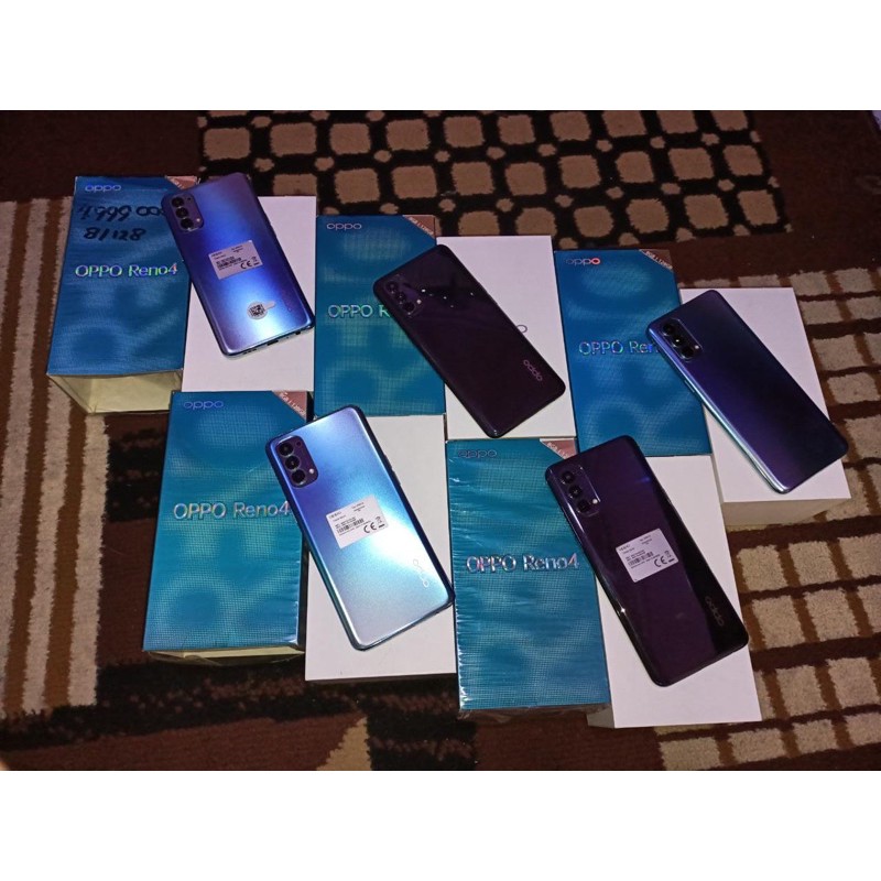 oppo reno 4 second ram 8gb internal 128gb second bekas pernah pakai