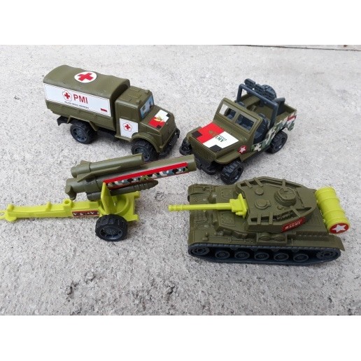 Dijual MAINAN SET ALUTSISTA TNI   INDONESIA ARMY MOBIL ANAK   EDUKASI Limited