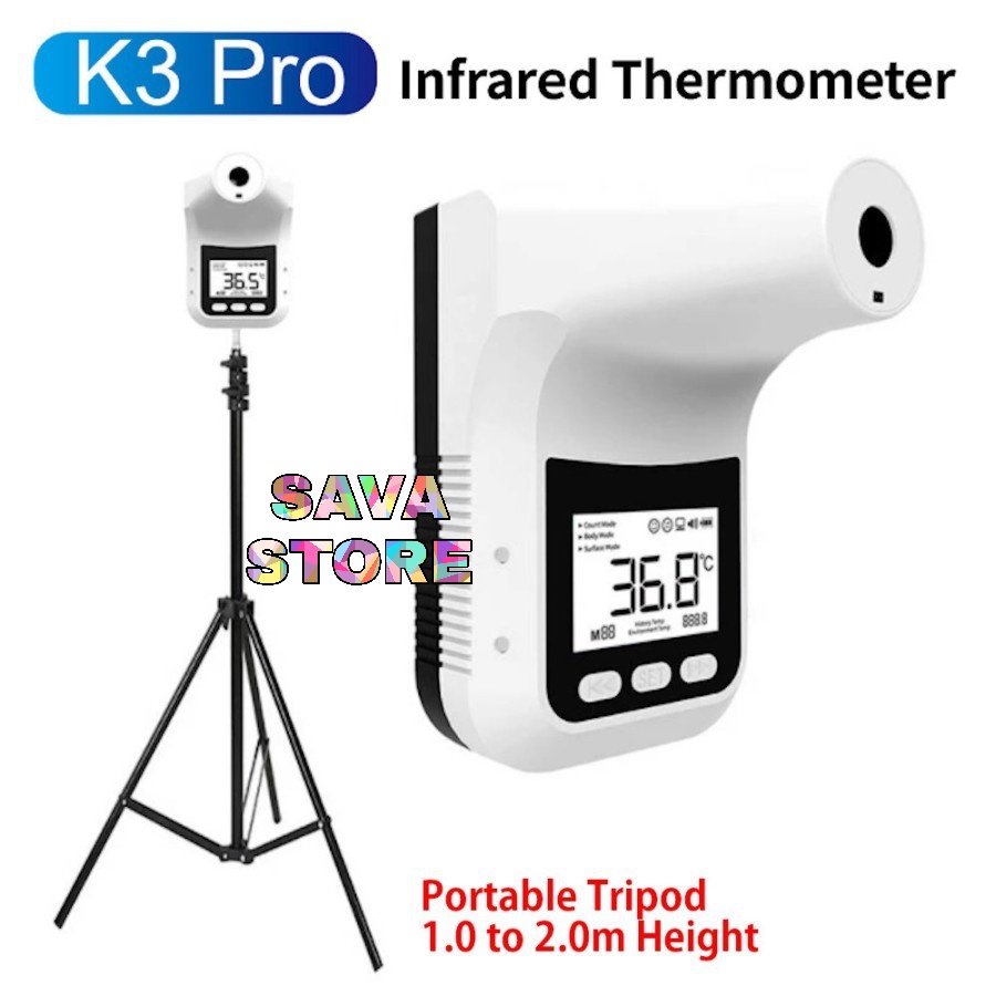 K3 Pro Infrared Thermometer Automatic Support Outdoor Paket Tripod