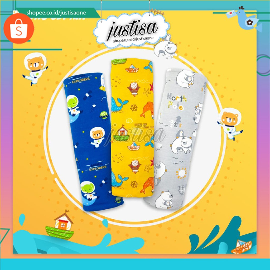 Promo  !! BEDONG SET NIA FULL PRINT ISI 3 - BEDONG DAN SELIMUT BAYI VINATA FULL PRINT - BEDONG BAYI HALUS