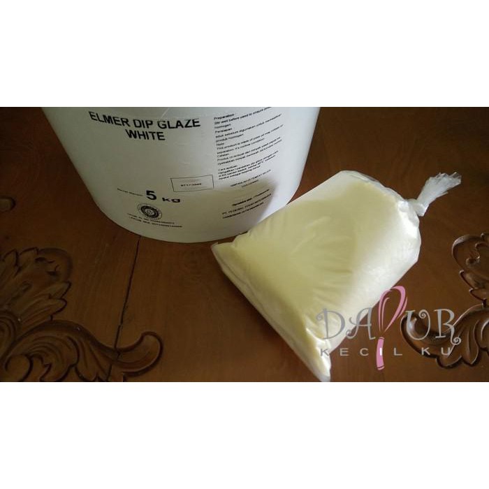 

Topping Donat / Elmer Dip Glaze White Milky 500 Gr Repack