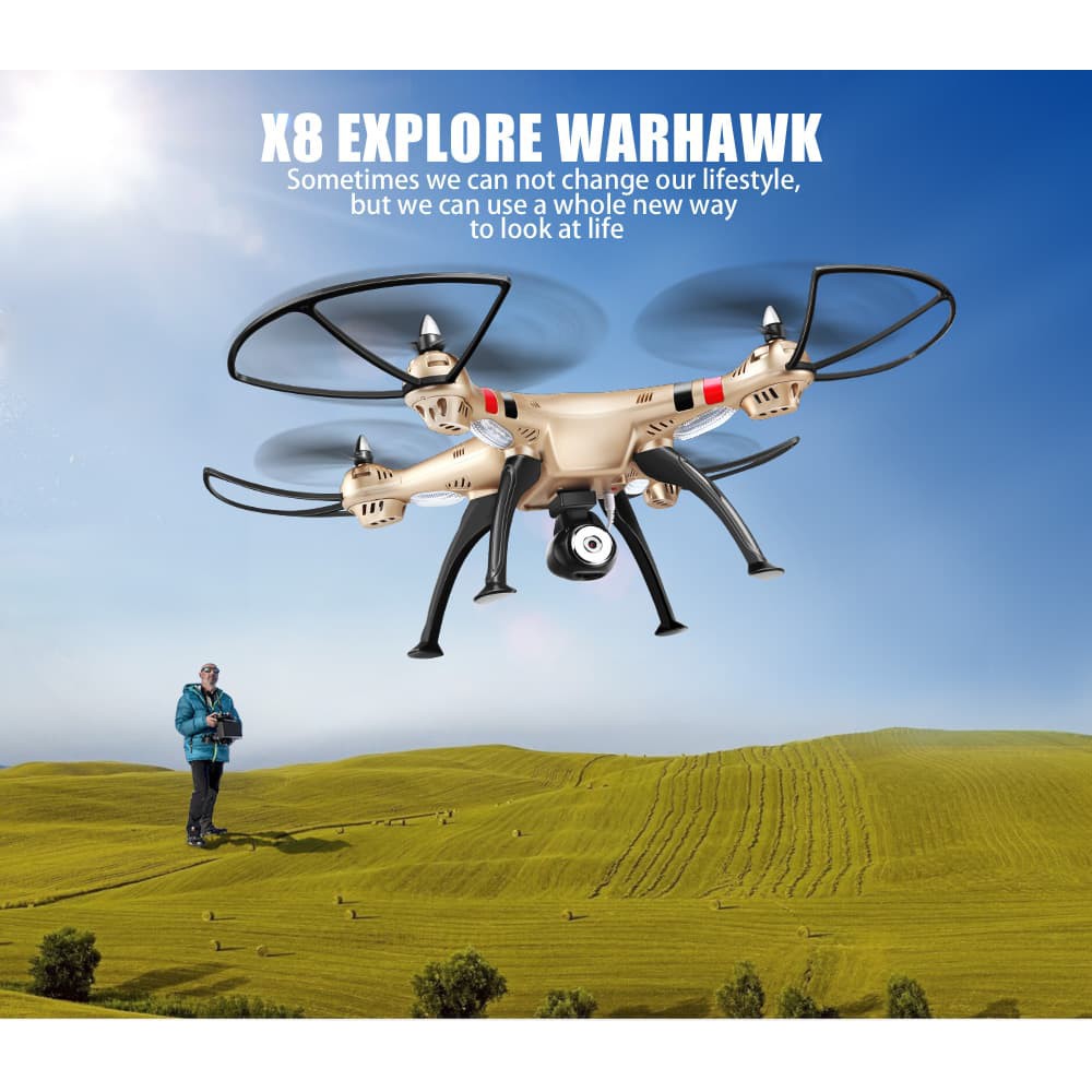 Drone Syma X8HW - Syma Drone X8HW-1 Wifi FPV Altitude Hold HD 720p