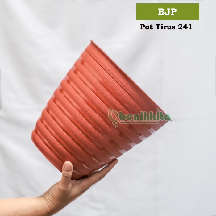 Pot Tanaman-Bunga Tawon Ori Tirus/Pirus 241 Coklat (BJP)