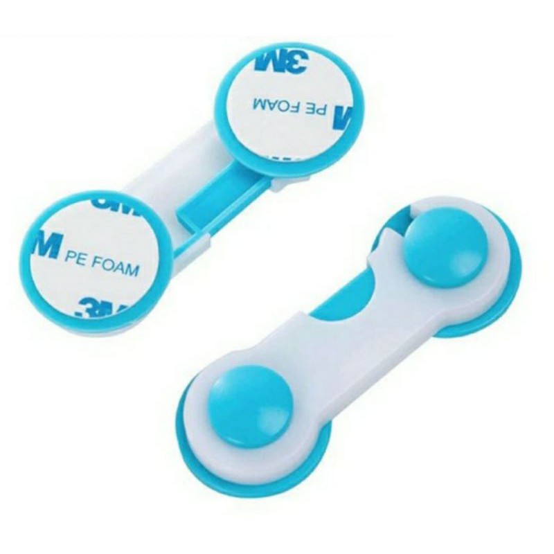 Kunci Pengaman Laci Lemari Kulkas 3M Child Safety Lock