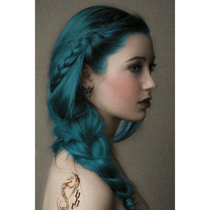 CHAOBEN TURQUOISE pewarna cat rambut tosca biru