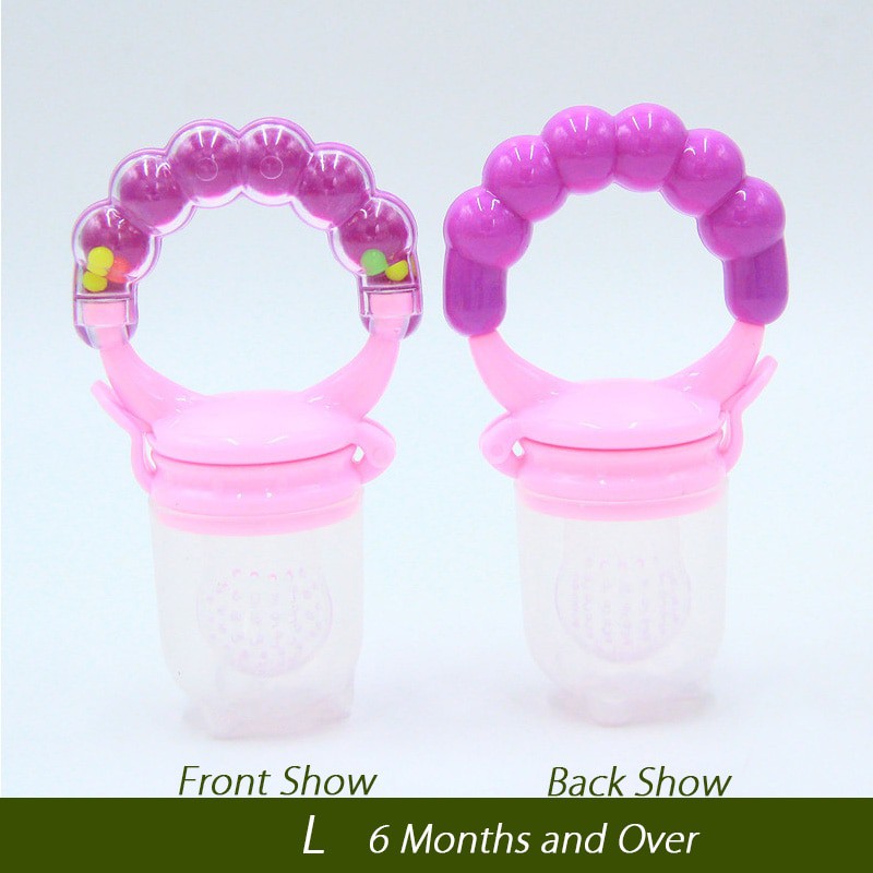~COD~ DO-C44-45 Empeng Dot Buah Anak Bayi Fruit Feeder Rattle Teether Kompeng Pacifier Gigitan Bayi-Empeng Rattle S