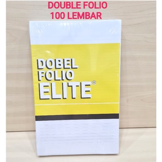

Kertas Double Folio Bergaris 100 Lembar
