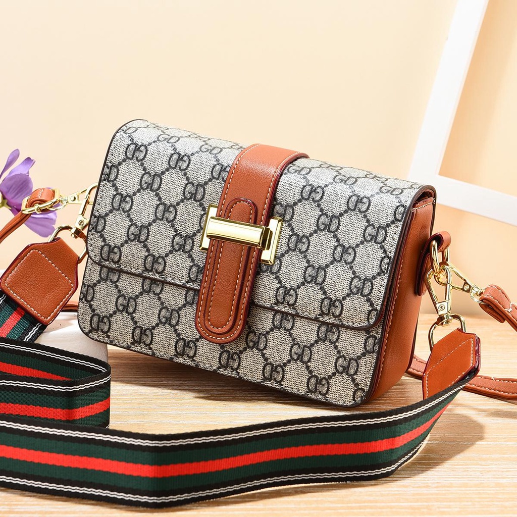 TASHAPPY JT8842 Tas SELEMPANG Wanita Motif Casual Keren Talpan model korea supplier tas import