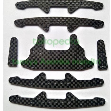 REP TAMIYA HG CARBON SET BEMPER SIDE DAMPER STYLE