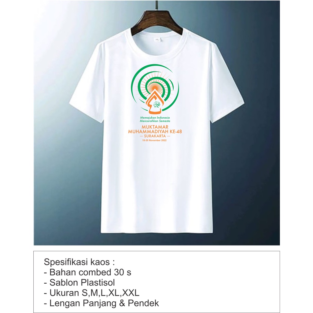 Kaos muktamar muhammadiyah ke 48 Surakarta