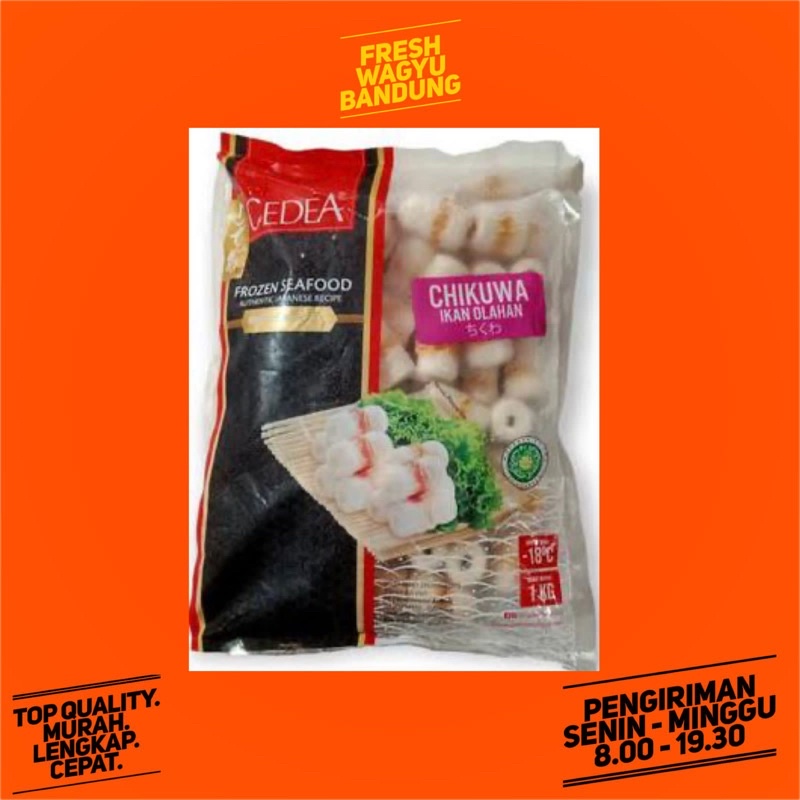 

MINI CHIKUWA PREMIUM Suki Steamboat Shabu Cedea Curah 1Kg