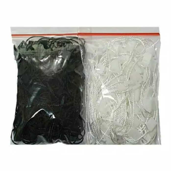 100 PCS TALI HANGTAG / HANDTAG / LOCK PIN LABEL MEREK -Putih Dan Hitam