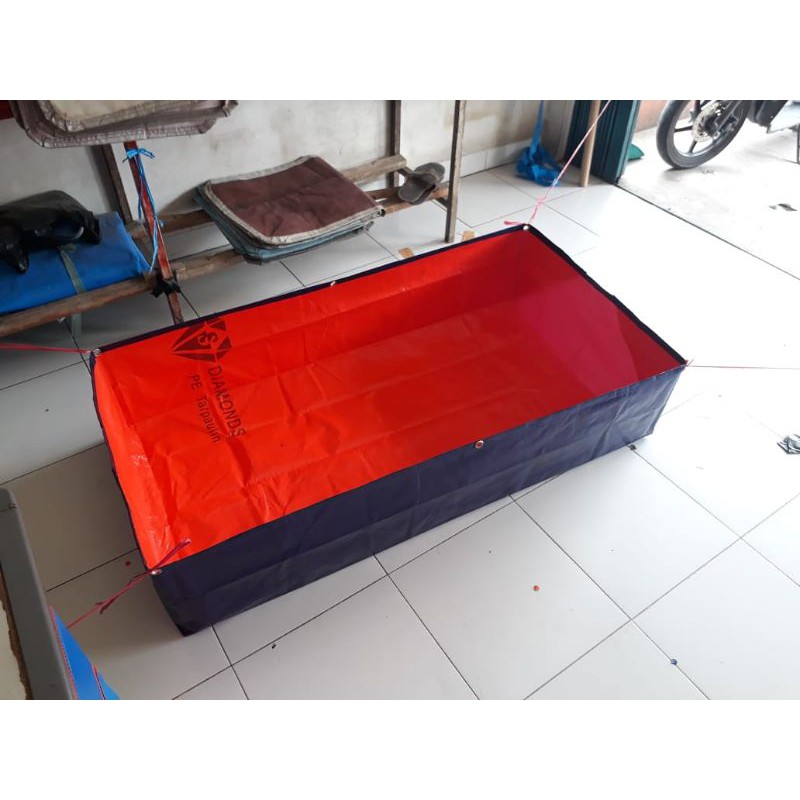 terpal kolam ikan TYPE A5 ukuran (140×70×30)