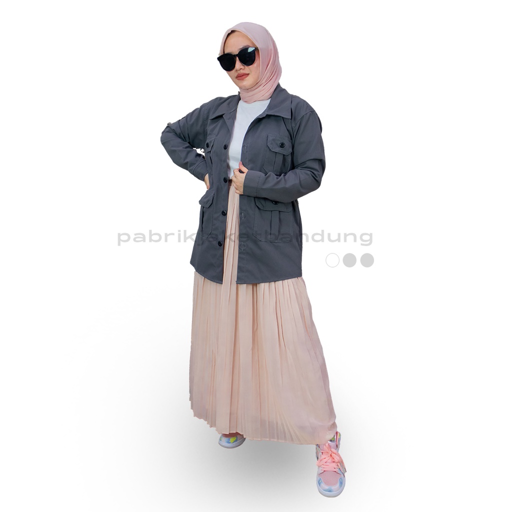 ADAM JAKET ABU || JAKET SEMI PARKA || JAKET PRIA DAN WANITA MASA KINI