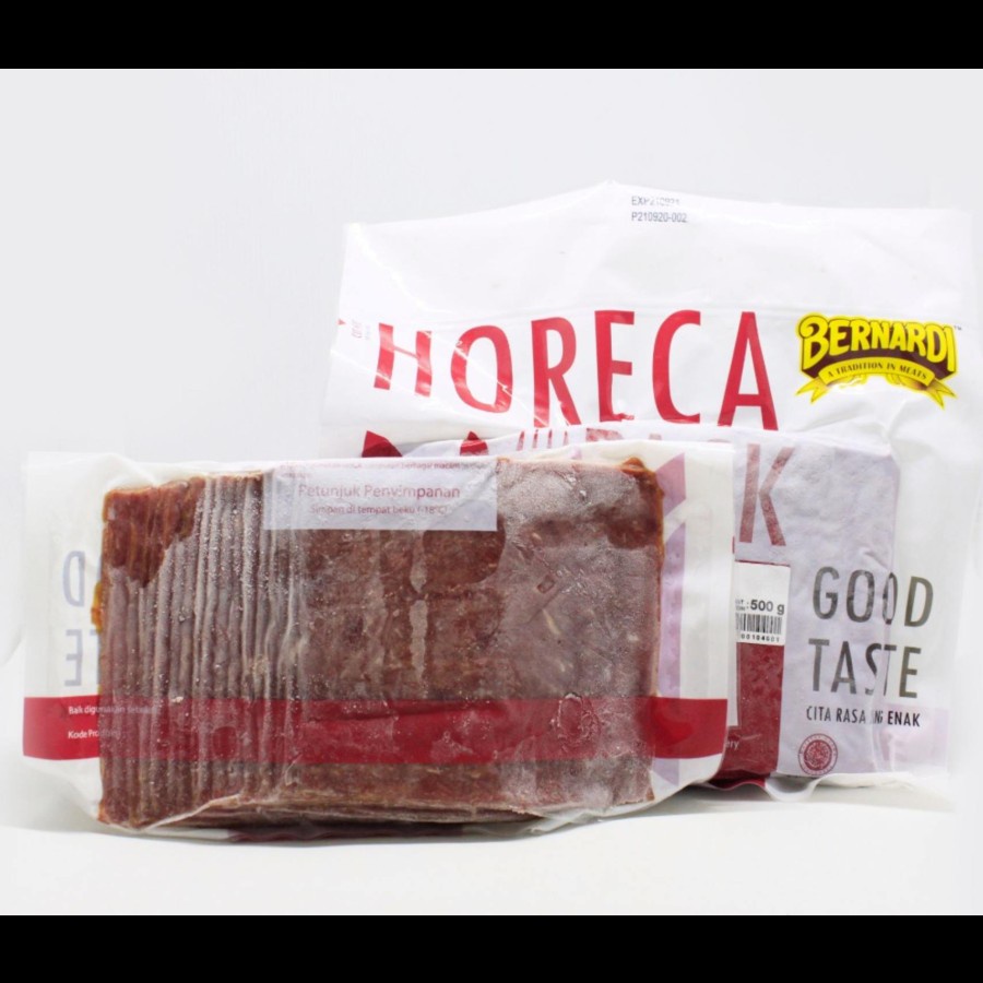 BERNARDI SMOKED BEEF KOTAK HORECA PACK 500GR / SMOKE BEEF