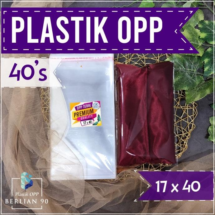 

Open DS] Plastik Opp Lem 17X40 Cm Tebal 40 Micron / Plastik Opp Seal Premium