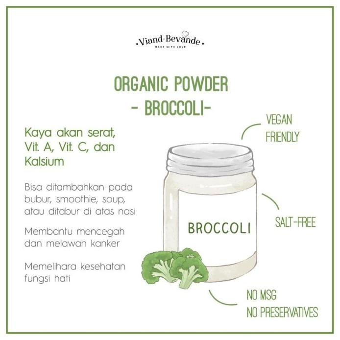 

Viand-Bevande Brocoli Organic Powder Hot!!! R23A