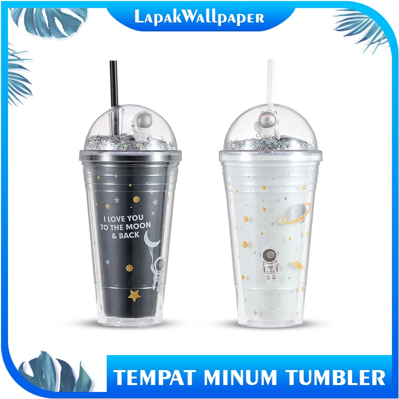 Jual Botol Minum Tumbler Sedotan Seri Bintang Vakum Terisolasi Tempat Air Minum Sedotan Lapak 0631