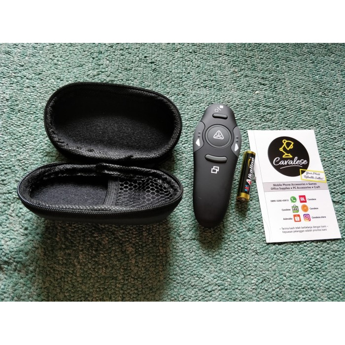 

A81Duya Laser Pointer Presentasi + Case + Baterai As71S0D
