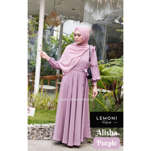 Baju Gamis Alisha by Lemoni Hijab