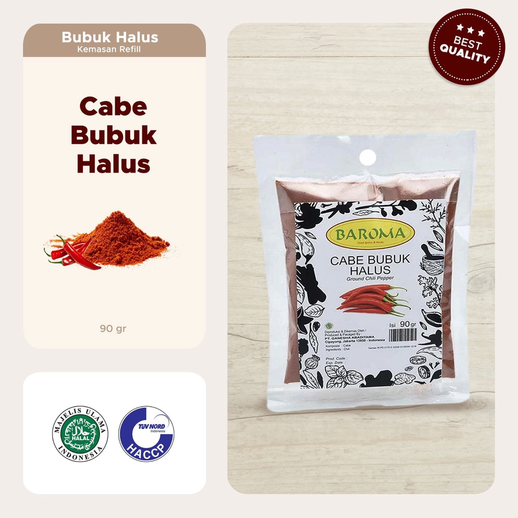 

BAROMA Cabe Bubuk Halus Refill 90 Gr