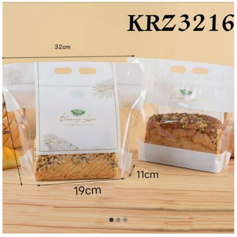 KRZ3216 Plastik Kemasan Roti/Plastik Roti Tawar/ Plastik Klip