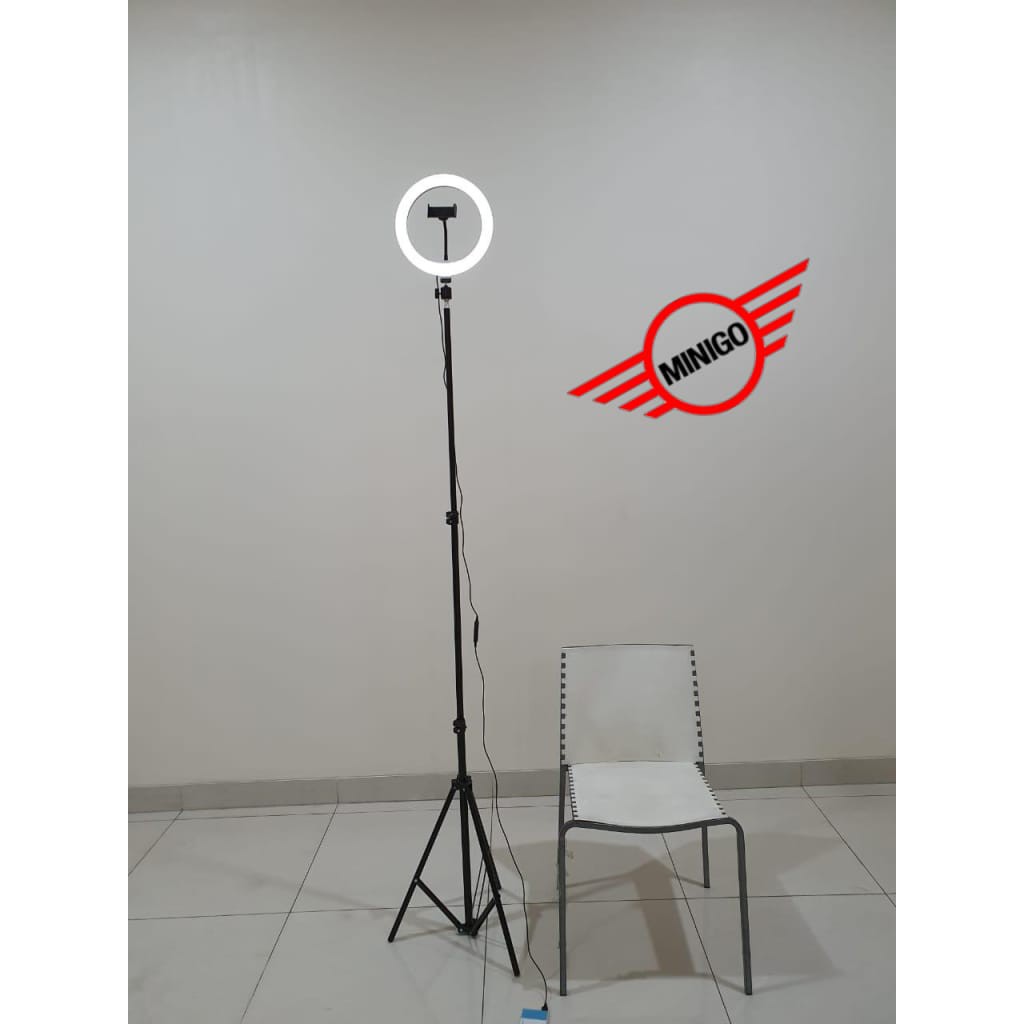 TRIPOD LED SELFI RING M26 LIGHT HOLDER 2.1METER TRIPOD 2,1 m / TRIPOD + RING LIGHT / LAMPU RING LIGHT LED