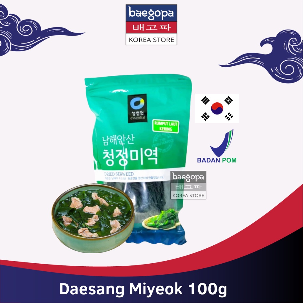 

DAESANG Miyeok Rumput Laut Kering Korea 100 g | Sup Miyeok Guk