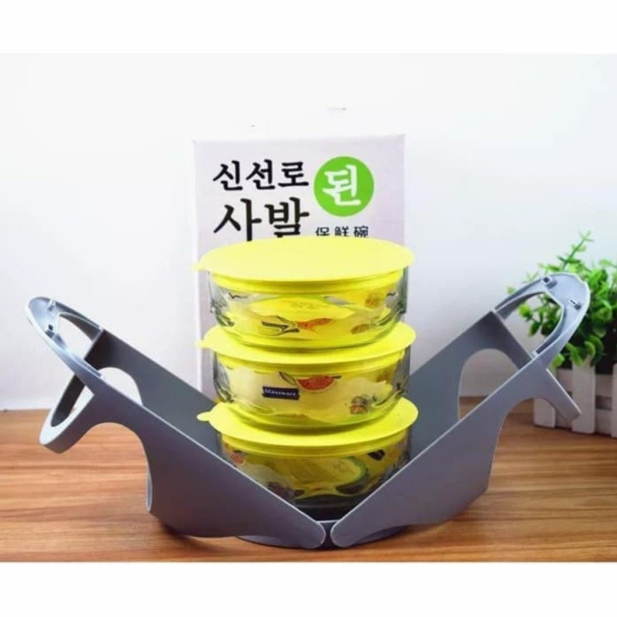 3 stacked bowl korea anti tumpah buy 1 get 1