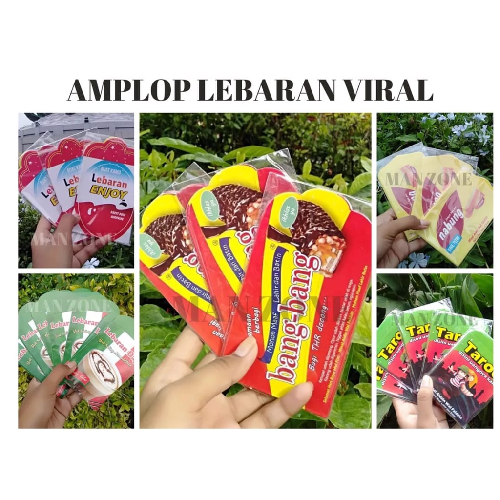 

Amplop Lebaran Idul Fitri 2022 - Amplop 1 Pack isi 10 Pcs - Amplop Lebaran Snack Unik - Amplop Lucu Karakter - Angpau Lebaran