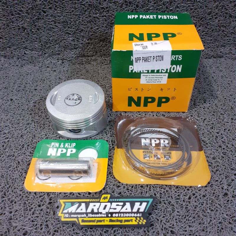 Piston Npp Piston Set Npp Tiger OS STD/50/100/150/200/250/275/300 Marqsah Racing-1
