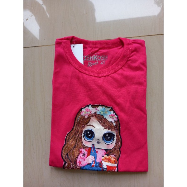 KAOS ANAK LOL(LED) KAOS ANAK PEREMPUAN(LED) KAOS LOL ANAK