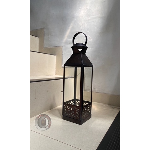 Lentera lilin handle kubah size 60 cm