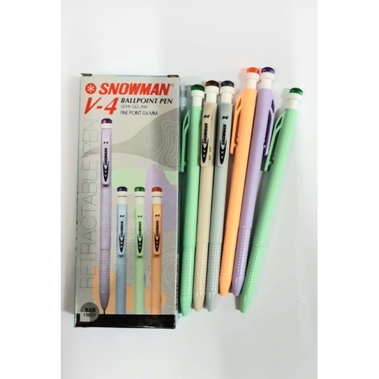 

Snowman ball point pen V-4 1 lusin