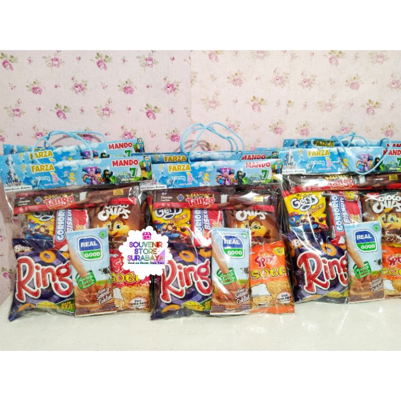 Murah !! Snack Ulang Tahun Bingkisan Snack Ultah Paket Ultah Surabaya Snack Ultah Surabaya