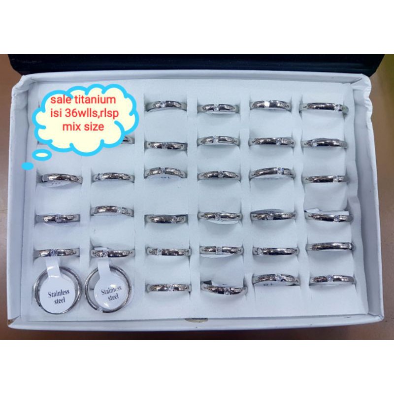 Cincin Couple belah rotan Titanium lapis cairan mas, awet,tidak luntur,tahan lama