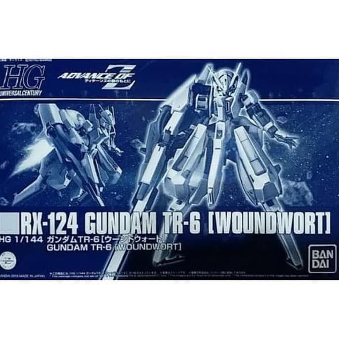 Kualitas Terbaik BANDAI Plamo HG RX-124 Gundam TR-6 Woundwort CUCI GUDANG